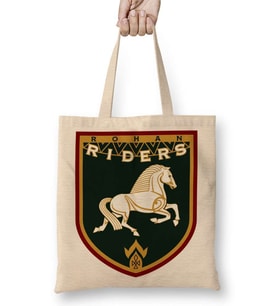 Yüzüklerin Efendisi Lord Of The Rings Rohan Riders Bez Çanta Uzun Saplı