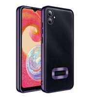 Samsung Galaxy A05 Uyumlu Kılıf Kamera Korumalı Logo Gösteren Zore Omega Kapak