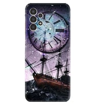 Samsung Galaxy M14 Kılıf Silikon Desen Özel Seri Time 1749