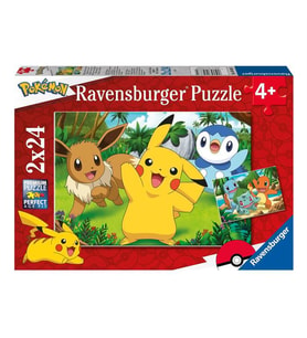 Ravensburger Çocuk Puzzle 2x24 Parça Pokemon 056682