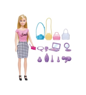 Alisha Fashion Aksesuarlı Bebek Seti ile Şıklık Oyuna Dönüşüyor! (Çok Renkli)