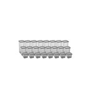 24lü 3 Boy Kavanoz Seti & Saklama Kabı & Erzak Kabı 8x650/1300/1900 Ml (40 Lı Etiket Hediyeli)