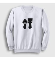 Presmono Unisex Beyaz Six And Mono Little Nightmares Sweatshirt 160262tt (Beyaz)