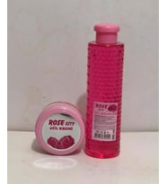 Rose City Gül Kolonyası 380 ml Alana Rose City Gül Kremi 135 ml Hediye