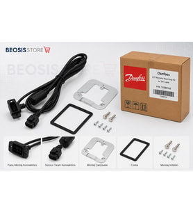 Danfoss 132B0102 LCP Remote Mounting Kit – 3 Metre Kablolu Uzaktan Montaj Kiti