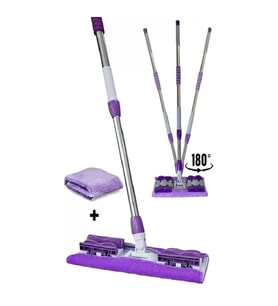 DMR Teleskopik Uzatılabilir Tablet Palet Sihirli Mikrofiber Bezli Mop Paspas Seti Takımı - 1 Adet