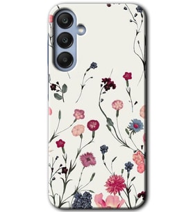 Galaxy A25 Kılıf HD Desen Baskılı Kılıf - Mat Çiçek
