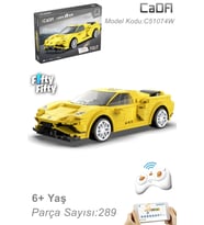 Cada EVO Yarış Arabası Uzaktan Kumandalı -C51074W (289 Parça) Oyuncak Yapım Seti