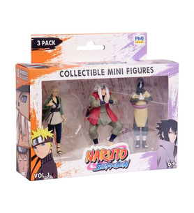 Naruto 3'lü Koleksiyon Figür Seti Model 2 PMI/NSH2021S