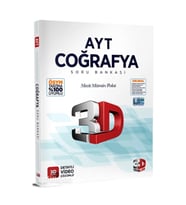 2023 Ayt 3d Coğrafya Tamamı Video Çözümlü Soru Bankası 3d Yayınları
