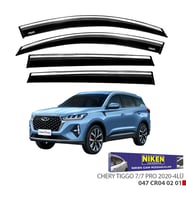 CHERY TIGGO 7/7 PRO 2020- KROMLU CAM RÜZGARLIĞ 4'lü Set Niken Marka