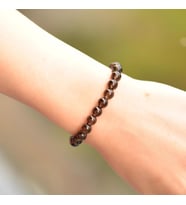 Dumanlı Kuvars Taşı Bileklik (8 mm)