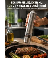 Elektrikli Baharat Öğütme Cihazı Ergonomik Şeffaf Gövde Yeni Nesil