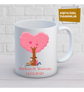 sevgili özel tasarım kupa bardak