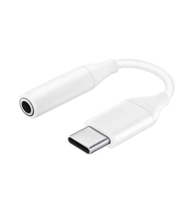 Type-c To Aux 3.5mm Kulaklık Çevirici Dönüştürücü Adaptör Usb-c Adaptör 1.kalite Beyaz