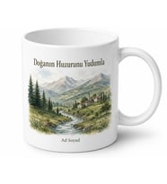 Şuhut Doğa Güzellikleri Afyon Hatırası Seramik Kupa Bardak Hediye