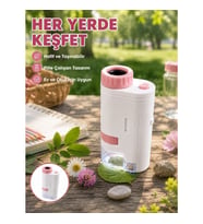 Mey İthalat® 80X-200X Taşınabilir Dijital Mikroskop LED Işıklı Çocuk Eğitim Mikroskobu