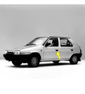 Skoda Favorit 1988-1995 Sol Ön Kapı Dış Açma Kolu 115988104