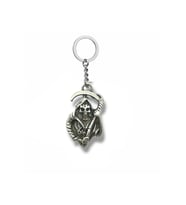 Ölüm Meleği Figürlü Gümüş Renk Unisex Metal Anahtarlık – Gotik ve Karanlık Aksesuar