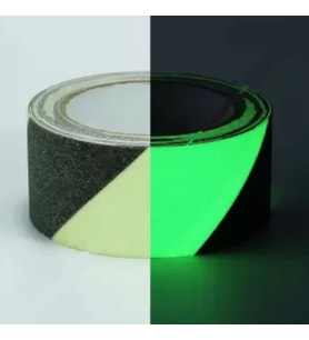 Fosforlu Kaydırmaz Bant 50mmx5mt Çapraz Yeşil Fosforlu Merdiven Bandı 50mm (Çok Renkli)