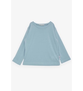 Breeze Girls & Boys Erkek Çocuk Uzun Kollu Tişört Basic 1-4 Yaş, Su Yeşili