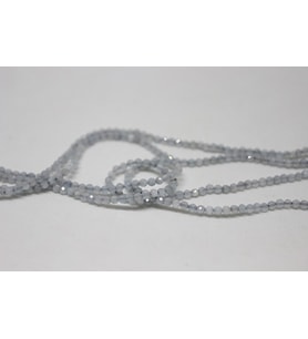 Akuamarin Taşı YARIM Dizi 2mm (17cm uzunluğundadır)