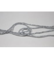 Akuamarin Taşı YARIM Dizi 2mm (17cm uzunluğundadır)