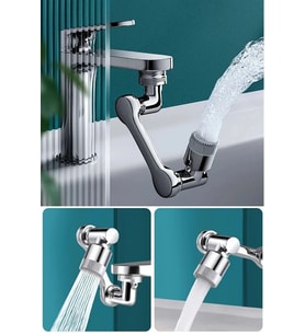 Mutfak Banyo Musluk Başlığı 180 Derece Dönebilen Fonksiyonel Evrense