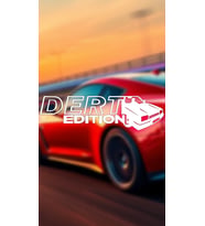 Dert Edition Car 20x5,5 Jdm Yazı Araba-motosiklet Cam Etiket Sticker Beyaz Renk