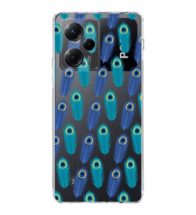 PrintiFy Xiaomi Poco X5 Pro ile Uyumlu 1mm Slim Fit Nazar Boncuğu 4 Baskılı Şeffaf  Kılıf