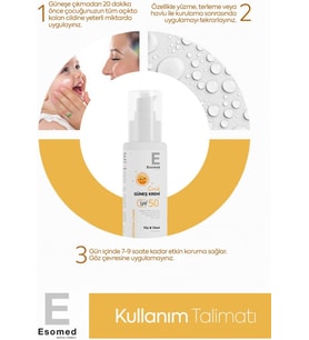 Lexroo Çocuk Güneş Kremi SPF 50+ Hassas Ciltler İçin Suya Dayanıklı Yüksek Koruma