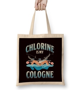 Chlorine My Cologne Swimmer Swimming Pool Swim Water Sports Bez Çanta Uzun Saplı