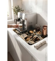 Valerine Life Kahve Espresso Makinesi Matı 35x45cm Çaycı Pad Su Geçirmez Cozy Kitchen Brew