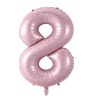 Bebek Pembe 8 Rakam Folyo Balon 76 Cm 1 Adet