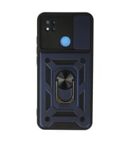Xiaomi Redmi 9c Kılıf Pars Lens Yüzüklü Silikon - Lacivert