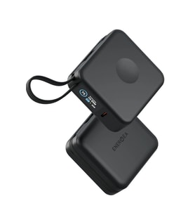 MagPac Mini Plus Dijital Göstergeli 10.000 mAh - 20W Type-C ve 15W Kablosuz PD Hızlı Şarj Magsafe Powerbank - Siyah