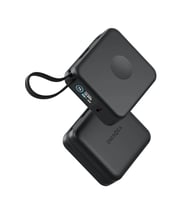 MagPac Mini Plus Dijital Göstergeli 10.000 mAh - 20W Type-C ve 15W Kablosuz PD Hızlı Şarj Magsafe Powerbank - Siyah