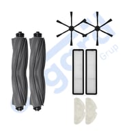 DREAME D10S, D10S PRO, D9 MAX GEN 2 UYUMLU 2 Ana Fırça 2 Yan Fırça 2 Filtre 2 Mop PKT-iasgf0000958