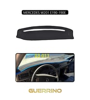 MERCEDES W201 E190-190E TORPİDO KORUMA HALISI SİYAH KENAR