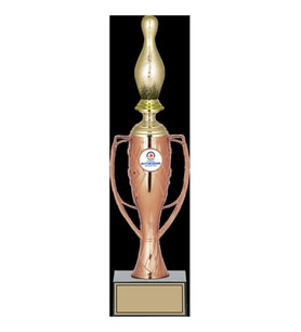 ODAK KUPA - Figürlü Kupalar - Bowling / Pin Figürlü Kupalar FG-025 C - 38 cm