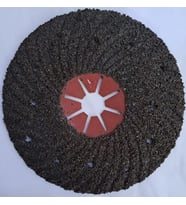 180 x 22 mm 80M/S DELİKLİ FİBER DİSK ZIMPARASI 7x7/8