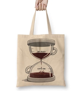 Coffee Time Bez Çanta Uzun Saplı