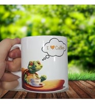 COFFEE LOC KAPLUMBAĞA KUPA 350 ML 2'Lİ SET