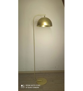 Rys Retro Metal Dekoratif Rustik Mafsallı Gold Rustik Köşe Lambası Başlık Çap:40 cm