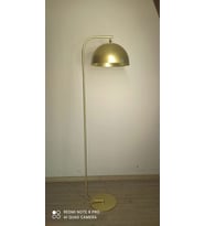 Rys Retro Metal Dekoratif Rustik Mafsallı Gold Rustik Köşe Lambası Başlık Çap:40 cm