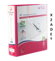 Bigpoint 2D Mekanizmalı Klasör 7 cm Açık Kırmızı x 2 Adet