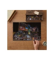 Yonge Dundas Meydanı Toronto Kanada Tasarımı 240 parça Ahşap Puzzle Ahşap Kutuda MP04046