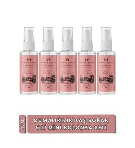 Bursa Şehir Kolonyaları, Cumalıkızık Taş Sokak Kolonyası, 5'li Mini Set, 45 ml, Sprey