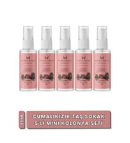 Bursa Şehir Kolonyaları, Cumalıkızık Taş Sokak Kolonyası, 5'li Mini Set, 45 ml, Sprey