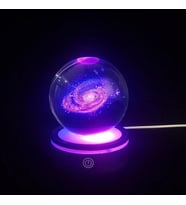 Dönen Gezegen Cam Küre RGB